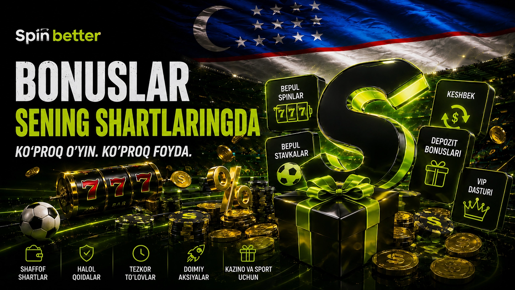 SpinBetter bonuslari: takliflarni to‘g‘ri baholash