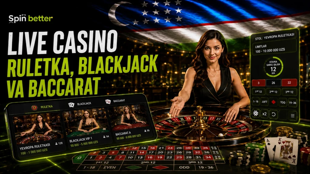 SpinBetter Casino haqida asosiy ma’lumot
